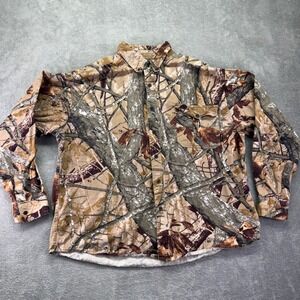 Outfitters Ridge 2XL Camo Button Down Long Sleeve Hunting Shirt‎ Mens